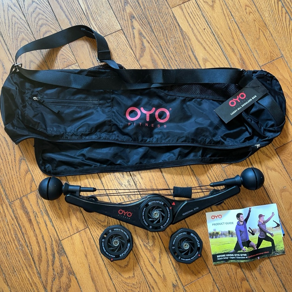 OYO Fitness Personal Gym Portable Travel  Spiraflex Used With Bag